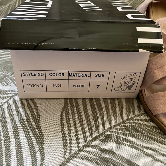 Wild Diva Lounge Peyton Ankle Wrap Heels - Picture 7 of 8